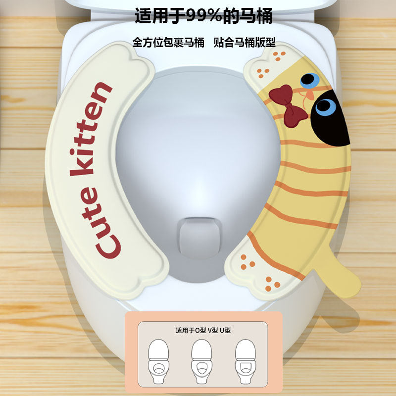 New All Season Waterproof Toilet Seat Cushion EVA Pad