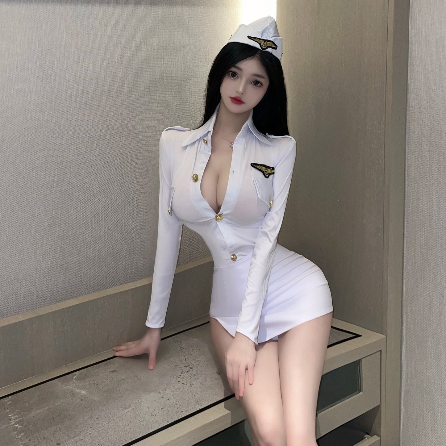Sexy Lingerie Nightwear Police Uniform Suit