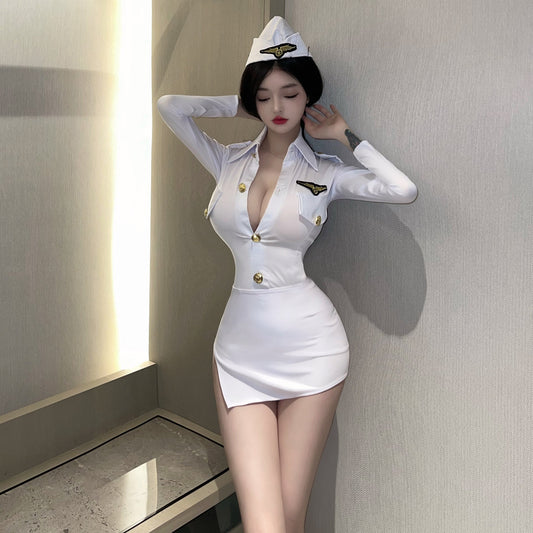 Sexy Lingerie Nightwear Police Uniform Suit